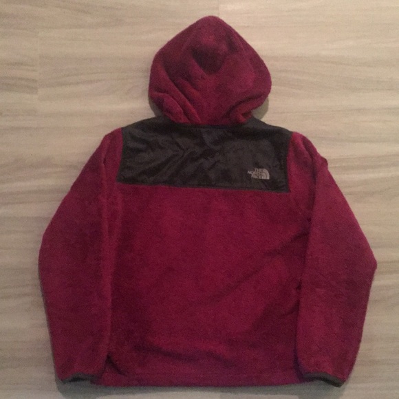 Girls The North Face Fleece Hoodie Jacket Large - Picture 4 of 5